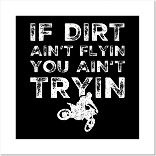 Funny Dirt Bike Riding MX Motocross Rider Supercross Posters and Art